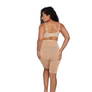 Deevaz Beige Colour High Waisted Tummy Tucker With Medium Compression-Black & Beige