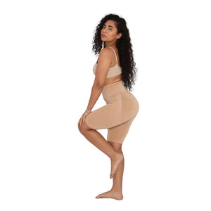 Deevaz Beige Colour High Waisted Tummy Tucker With Medium Compression-Black & Beige