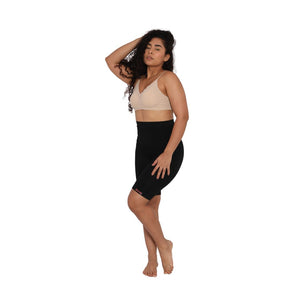 Deevaz Beige Colour High Waisted Tummy Tucker With Medium Compression-Black & Beige