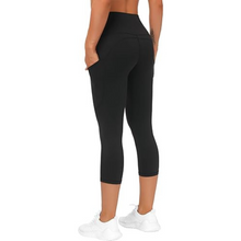 Load image into Gallery viewer, Women Black Capri