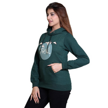 Load image into Gallery viewer, Women Hoodie Printed Fleece Sweatshirt for Winter wear