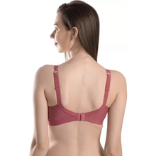 Load image into Gallery viewer, Deevaz Cotton Full Coverage Non-Padded Non Wired Bra Seamless Cup In Mauve Color.