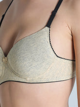 Load image into Gallery viewer, Deevaz Padded Non-Wired Full Coverage Push Up Bra in Skin Colour