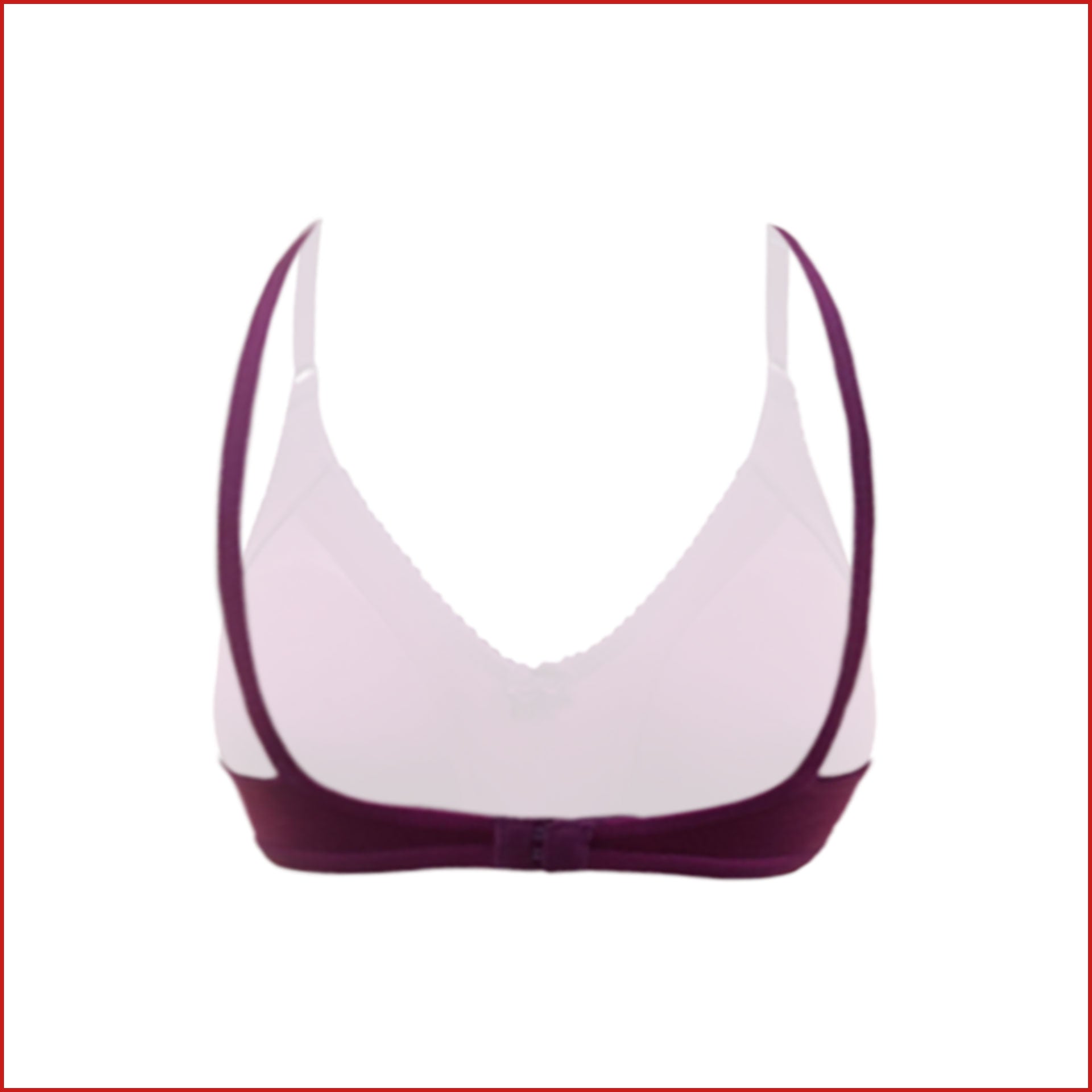 Deevaz Spacer Cup Non-Padded Non-Wired Full Coverage Bra in Purple Col –