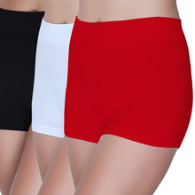 Load image into Gallery viewer, Deevaz Combo Of 3 Mid Rise Full Coverage Seamless Boy Shorts In Multicolour