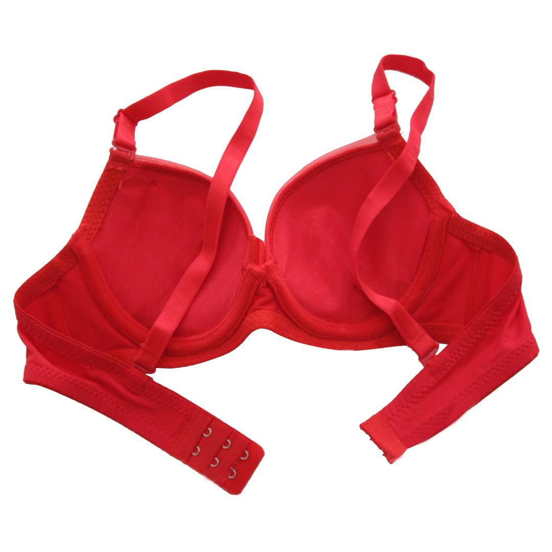 Buy Deevaz Cotton Everyday Bra - Red Online @ ₹299 from ShopClues